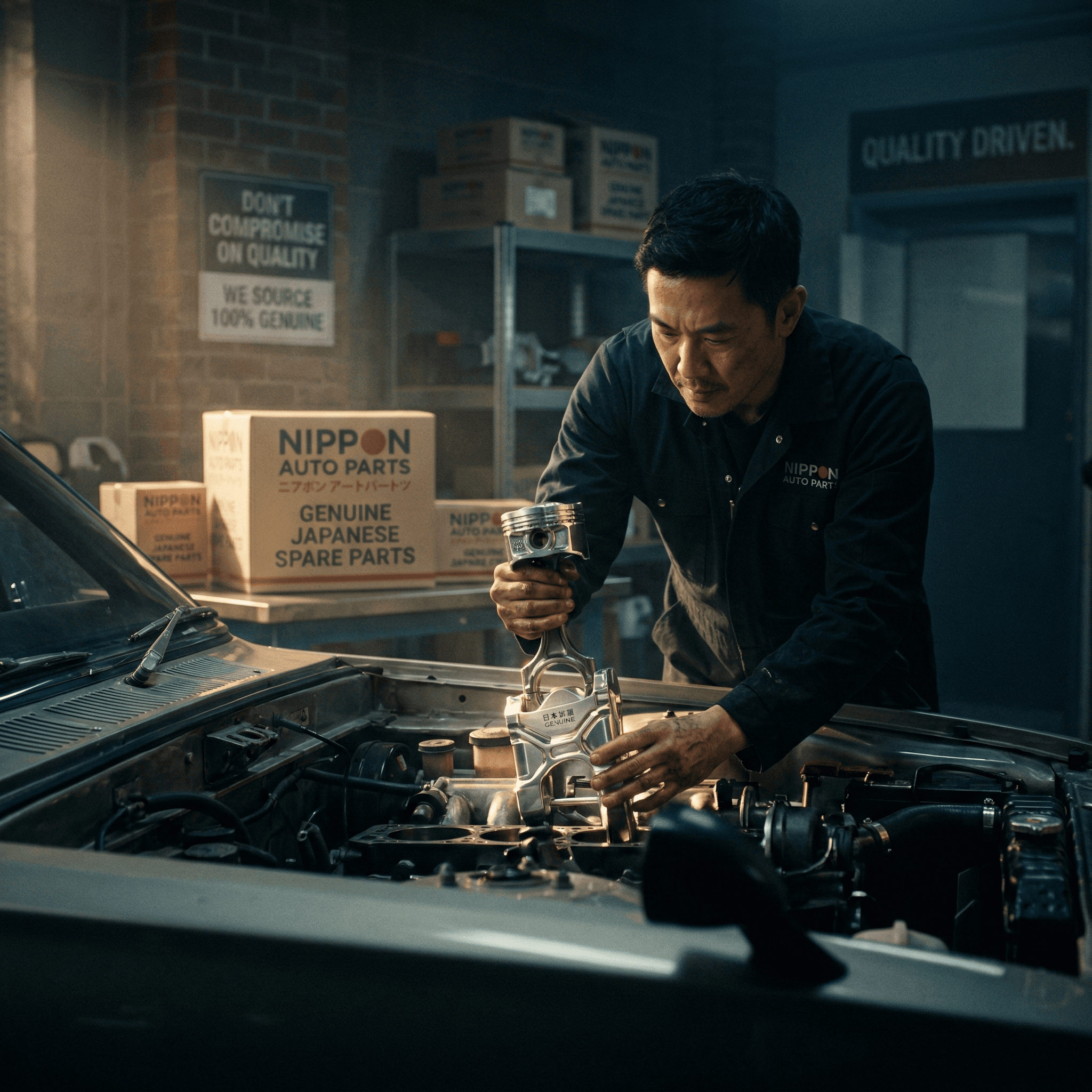 Genuine automotive spare parts